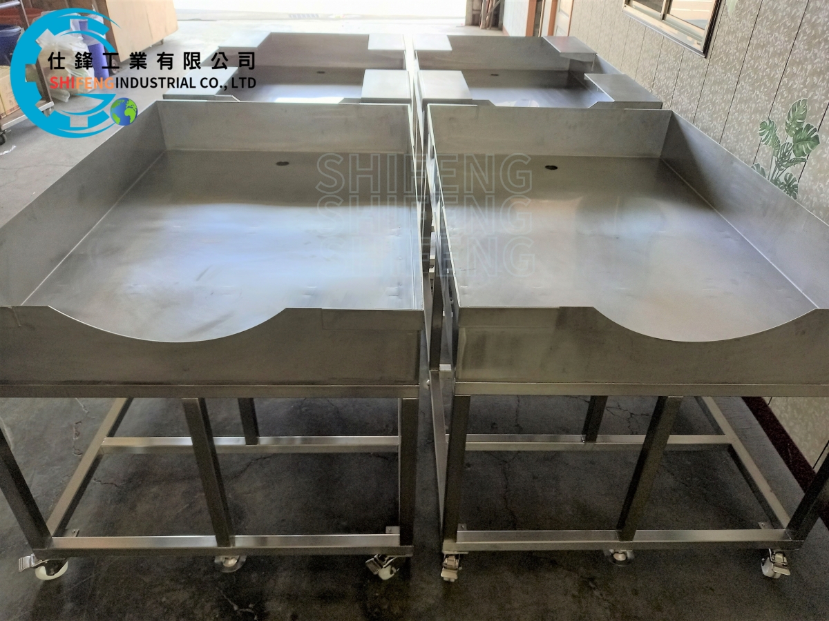 不銹鋼料槽台車