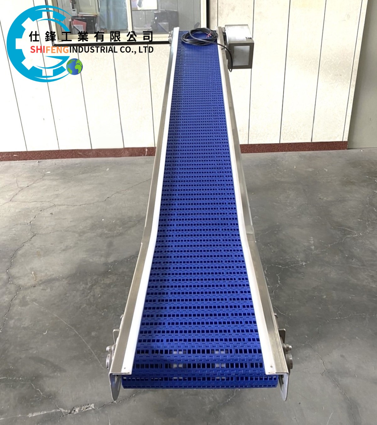 不銹鋼塑網帶L型輸送機