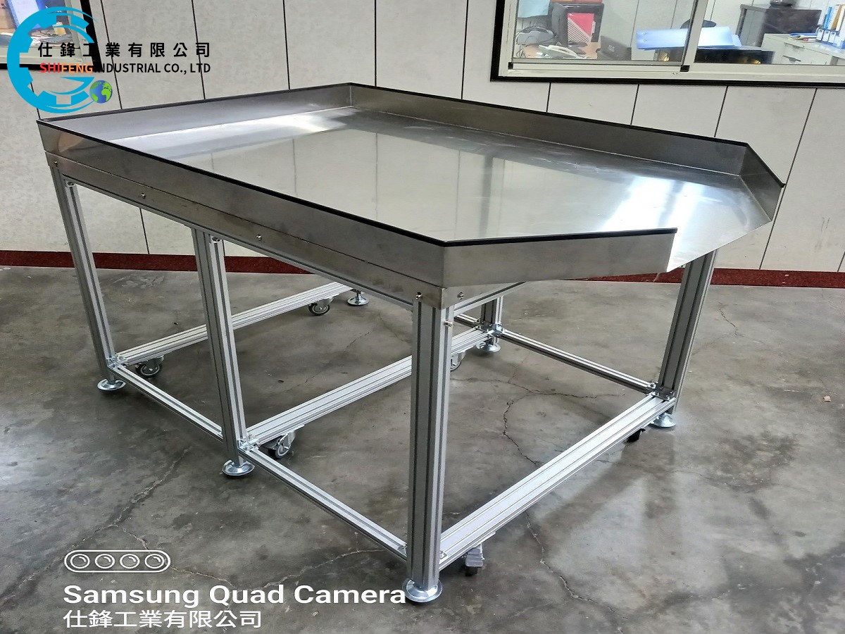 鋁擠型不銹鋼工作台車