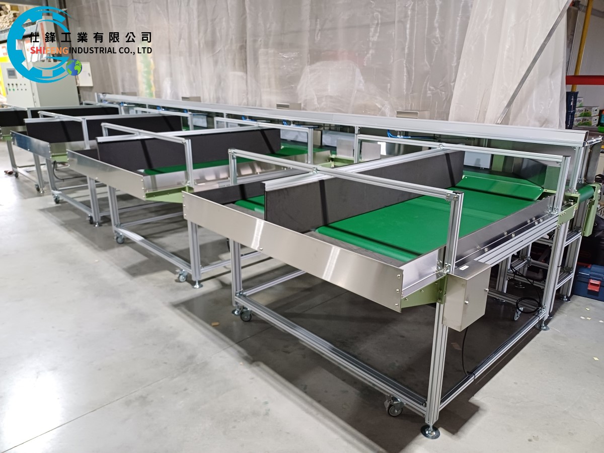 鳳梨釋迦重量檢測分級輸送機