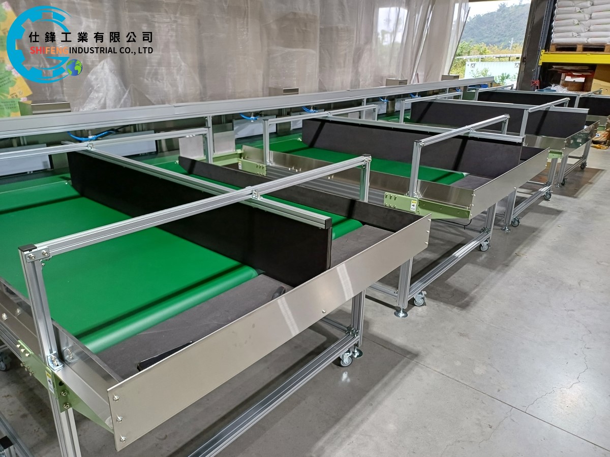 鳳梨釋迦重量檢測分級輸送機