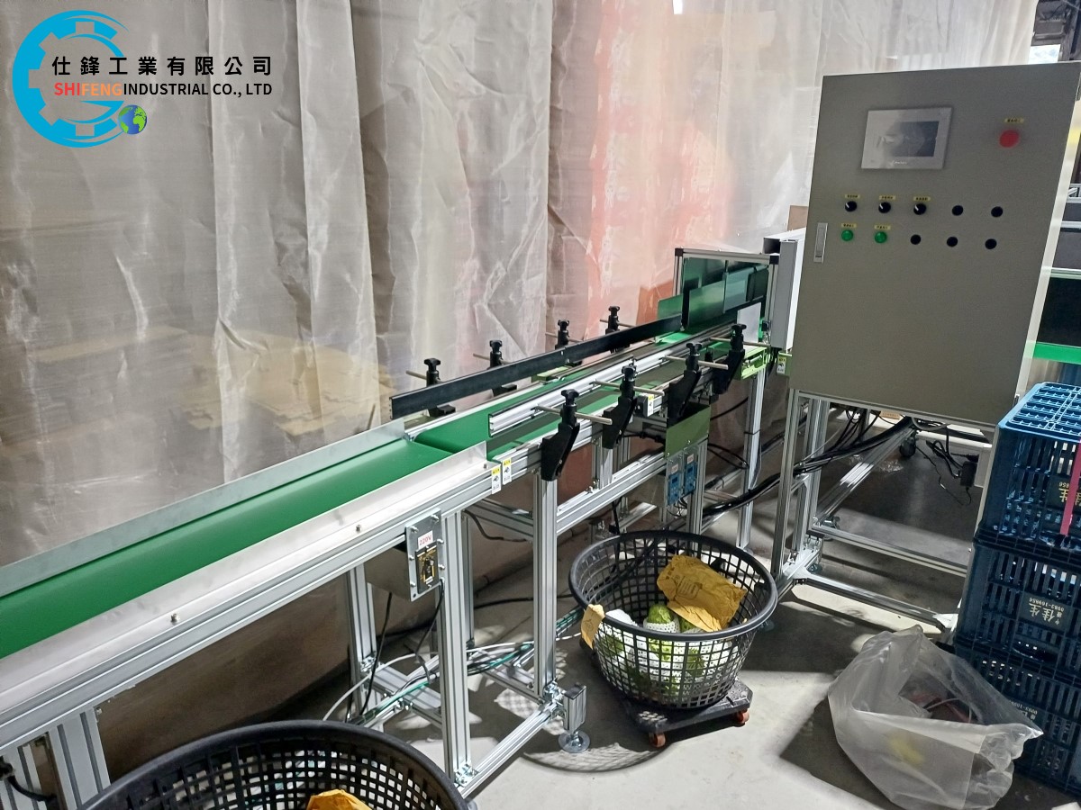 鳳梨釋迦重量檢測分級輸送機