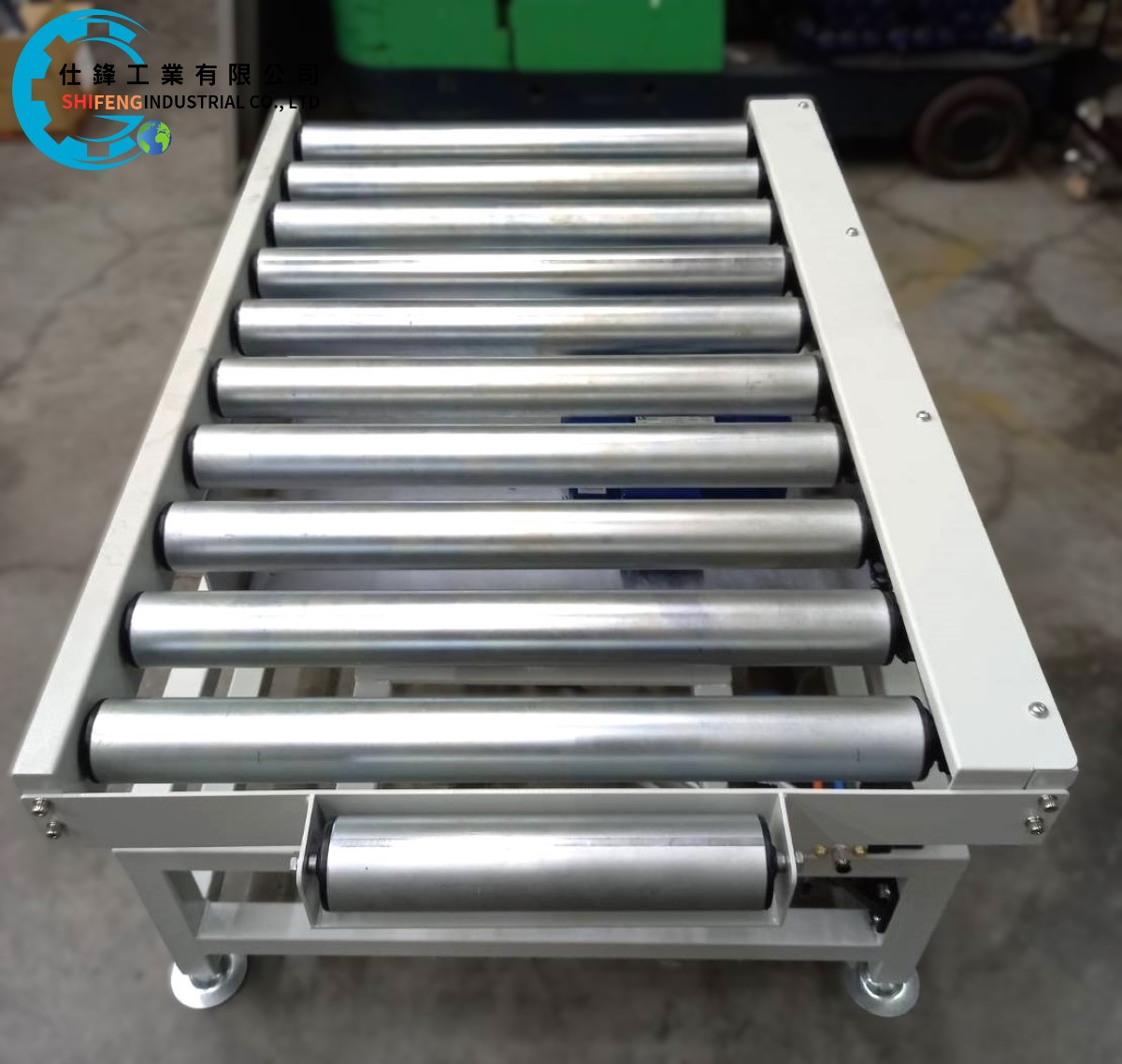 動力滾筒90度旋轉輸送機