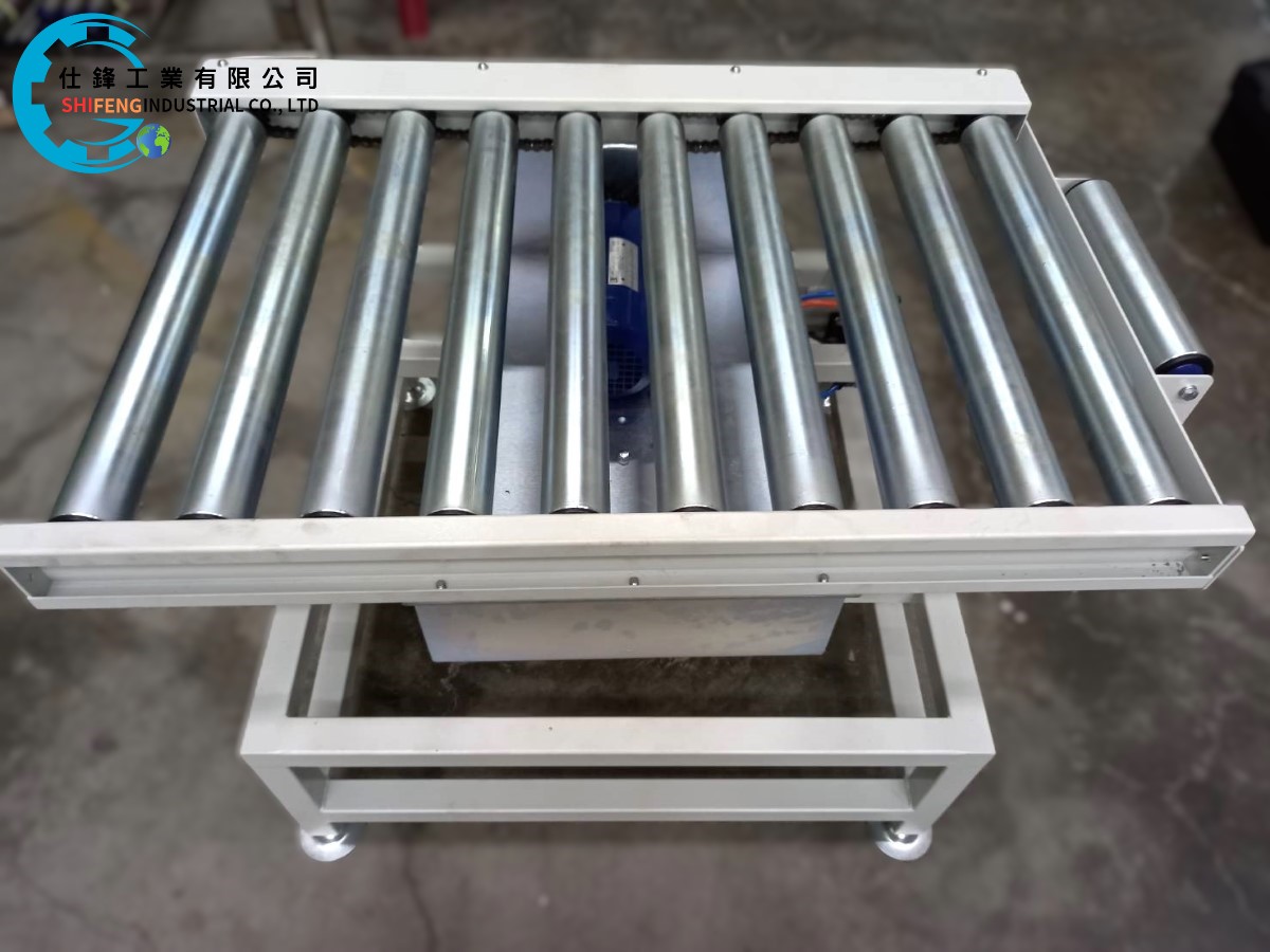 動力滾筒90度旋轉輸送機