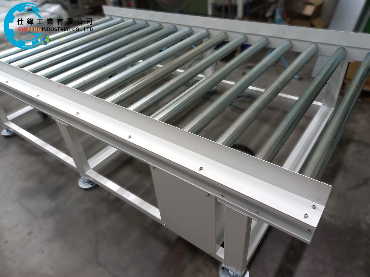 鋼鈑烤漆動力滾筒輸送機