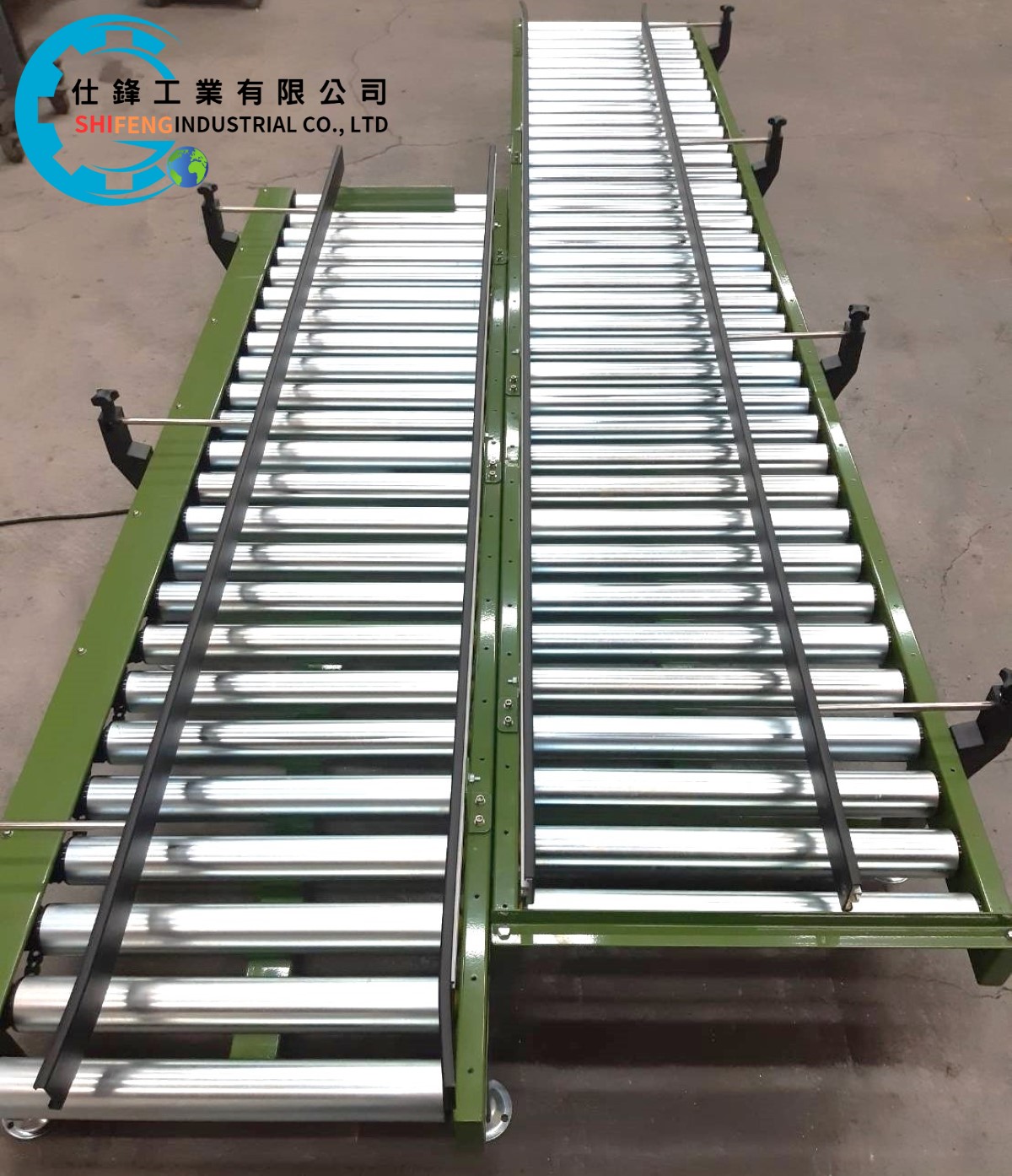 鋼鈑烤漆動力滾筒輸送機