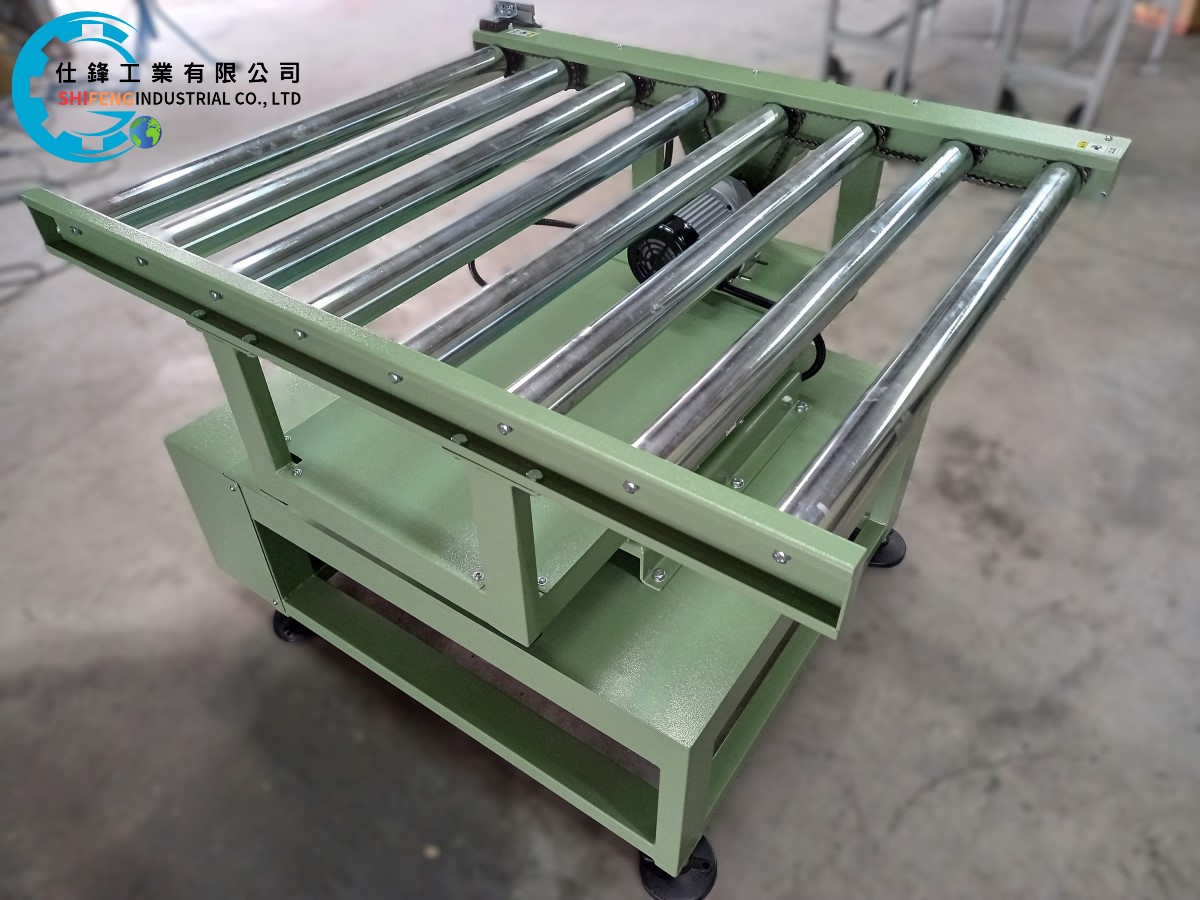 動力滾筒90度旋轉輸送機