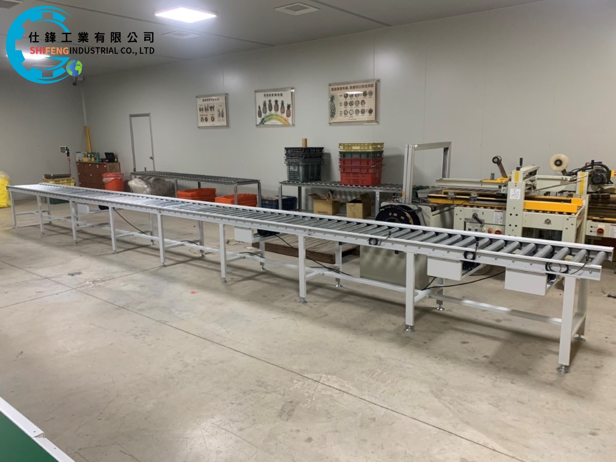 鋼鈑烤漆動力滾筒輸送機