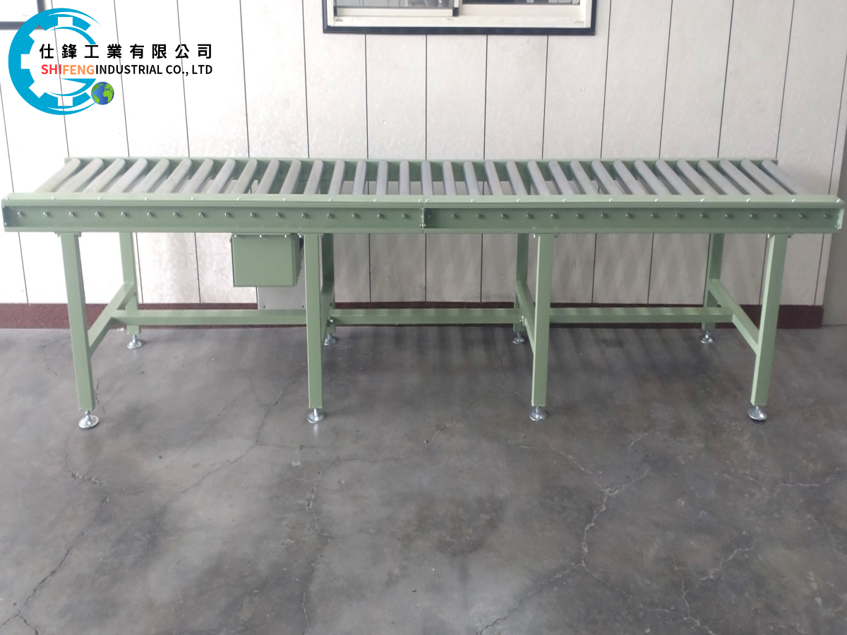 鋼鈑烤漆動力滾筒輸送機