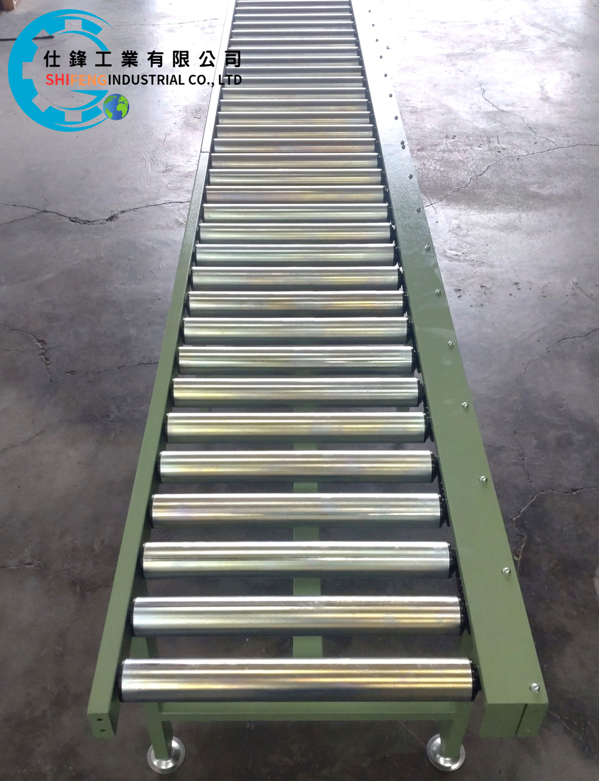 鋼鈑烤漆動力滾筒輸送機