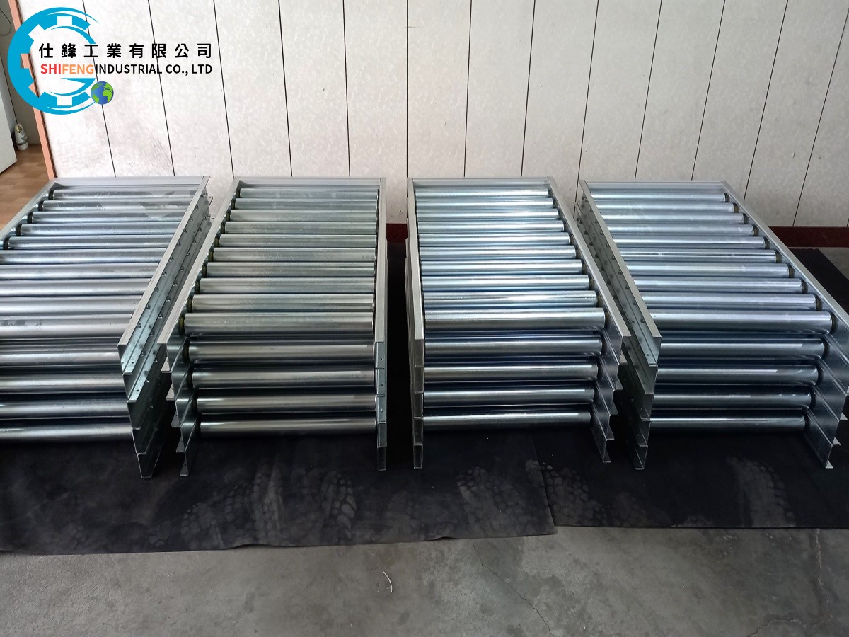鍍鋅鈑無動力滾筒輸送機
