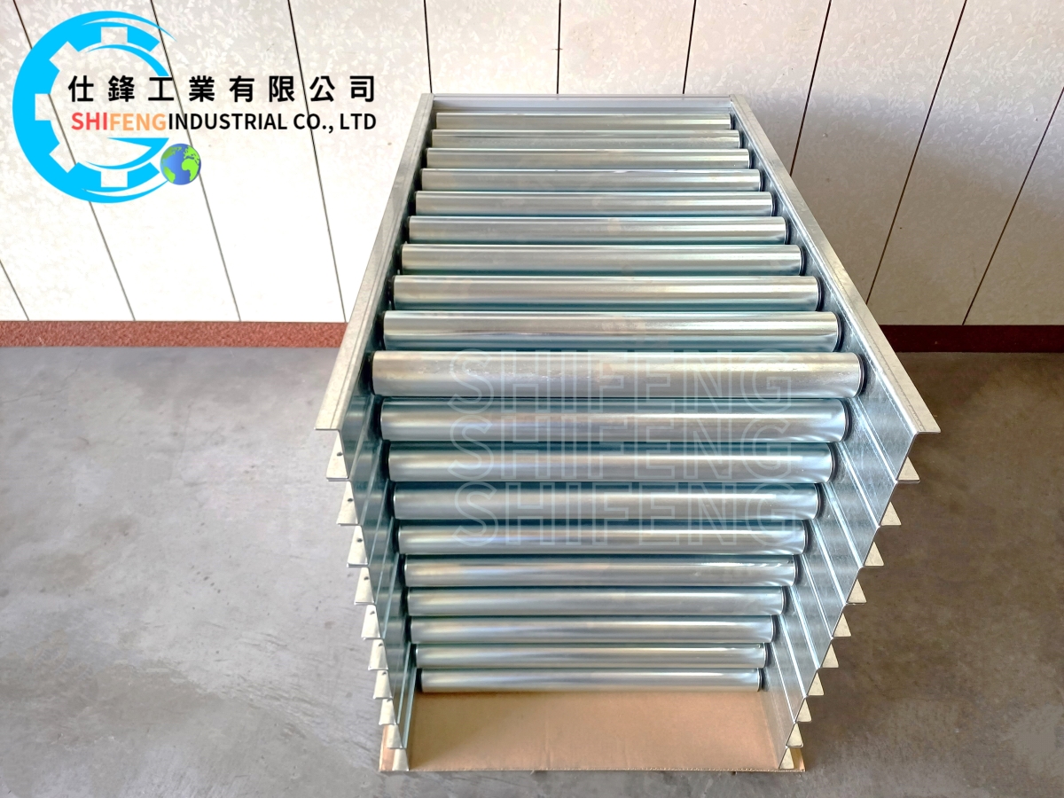 鍍鋅鈑無動力滾筒輸送機