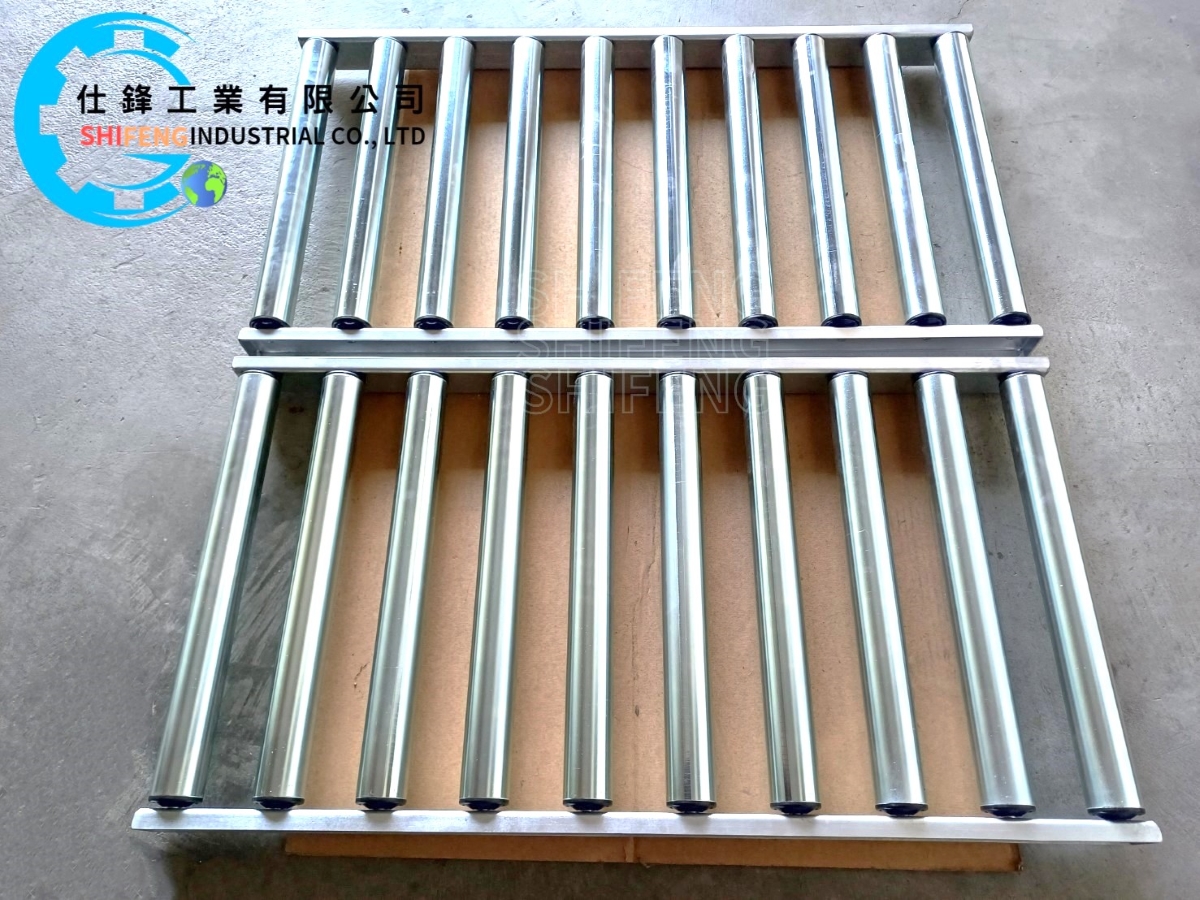 鍍鋅鈑無動力滾筒輸送機