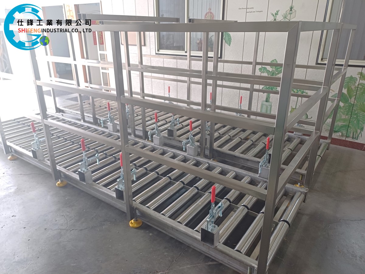 不鏽鋼無動力滾筒輸送機