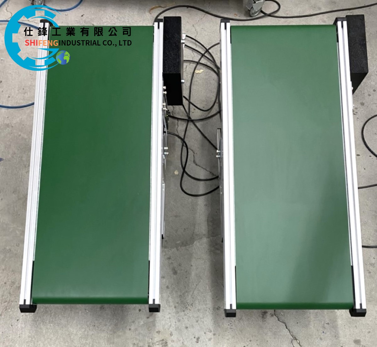 鋁擠型皮帶式可調角度輸送機