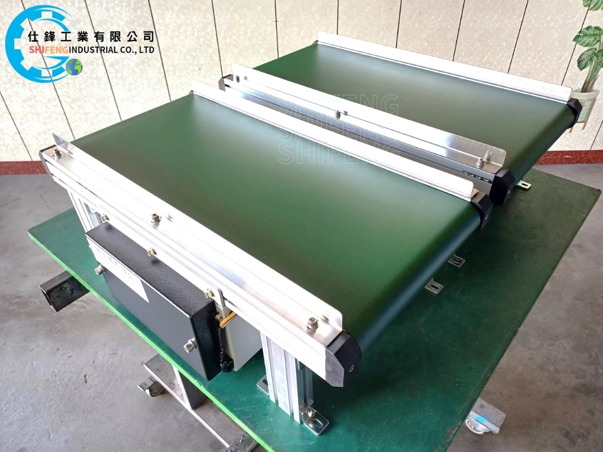 鋁擠型皮帶中傳式輸送機