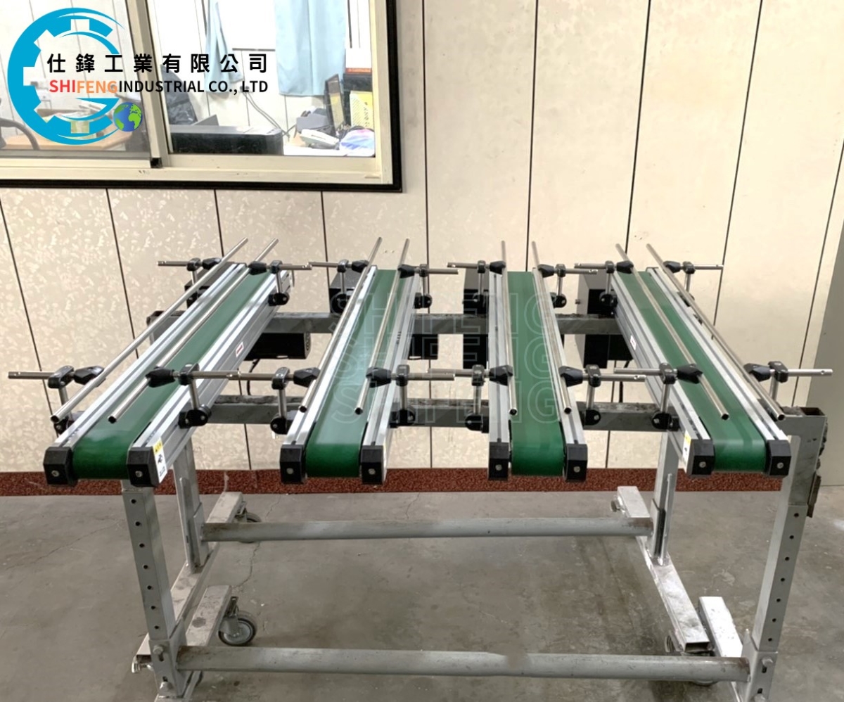 鋁擠型皮帶式平面輸送機