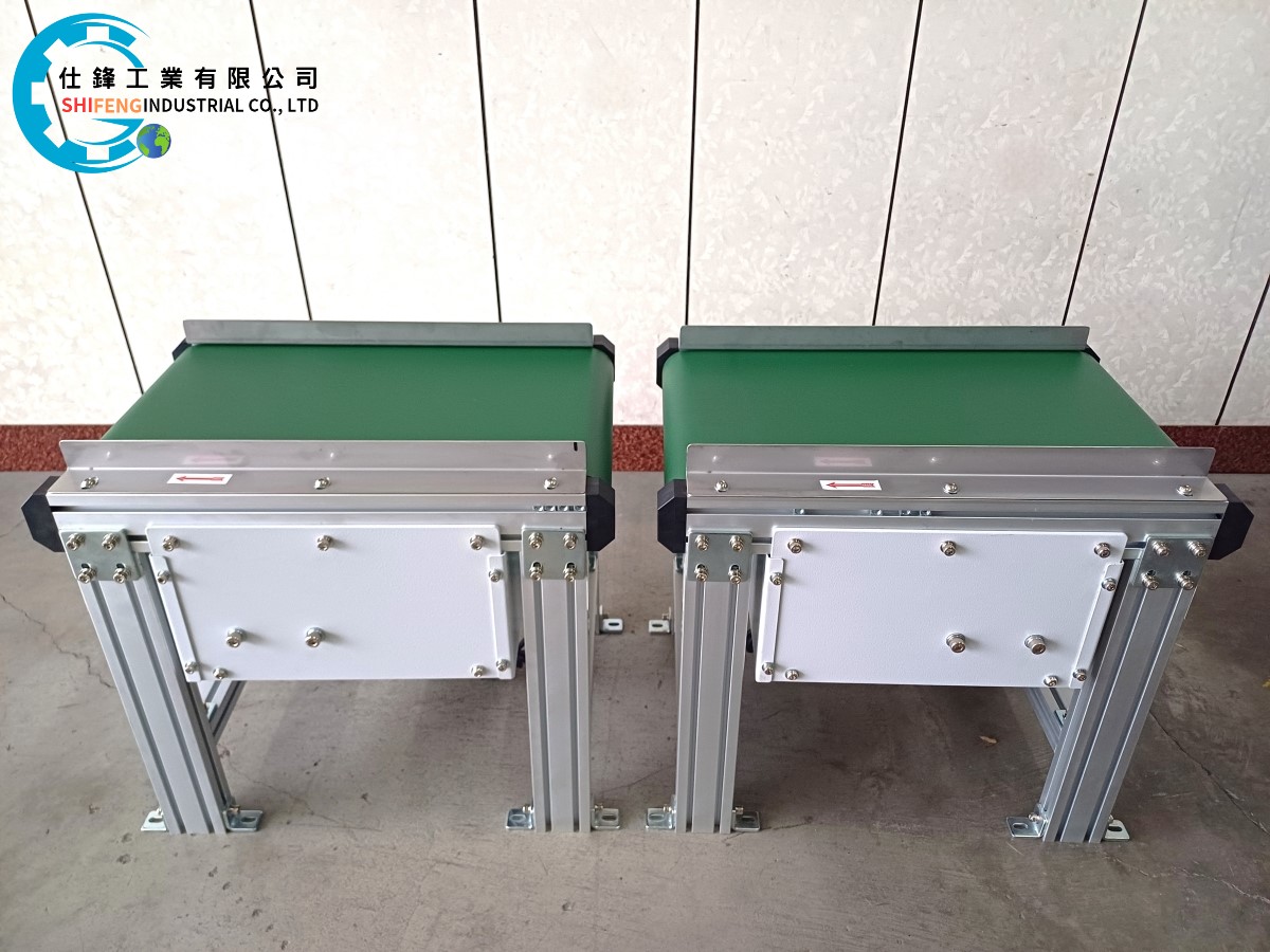 鋁擠型皮帶中傳式輸送機