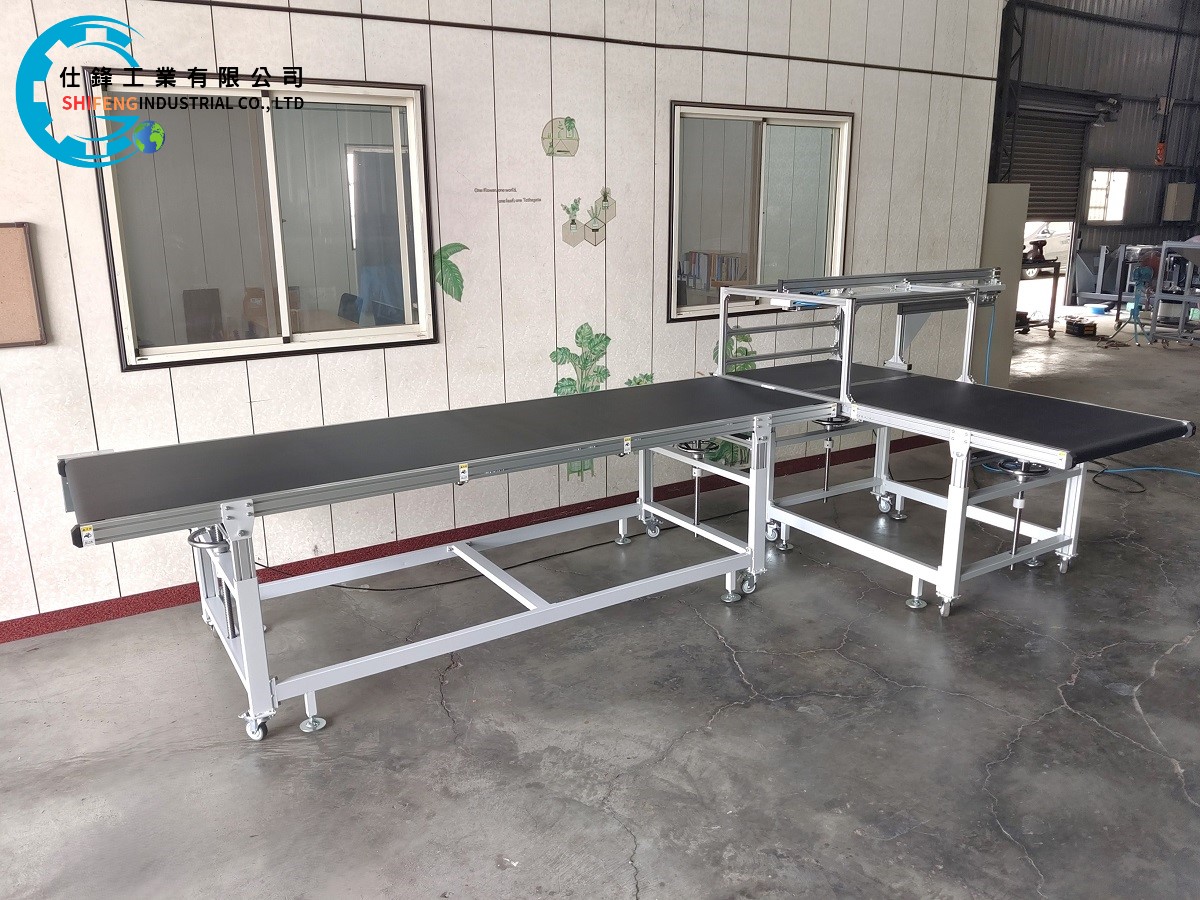 皮帶式90度橫移輸送機