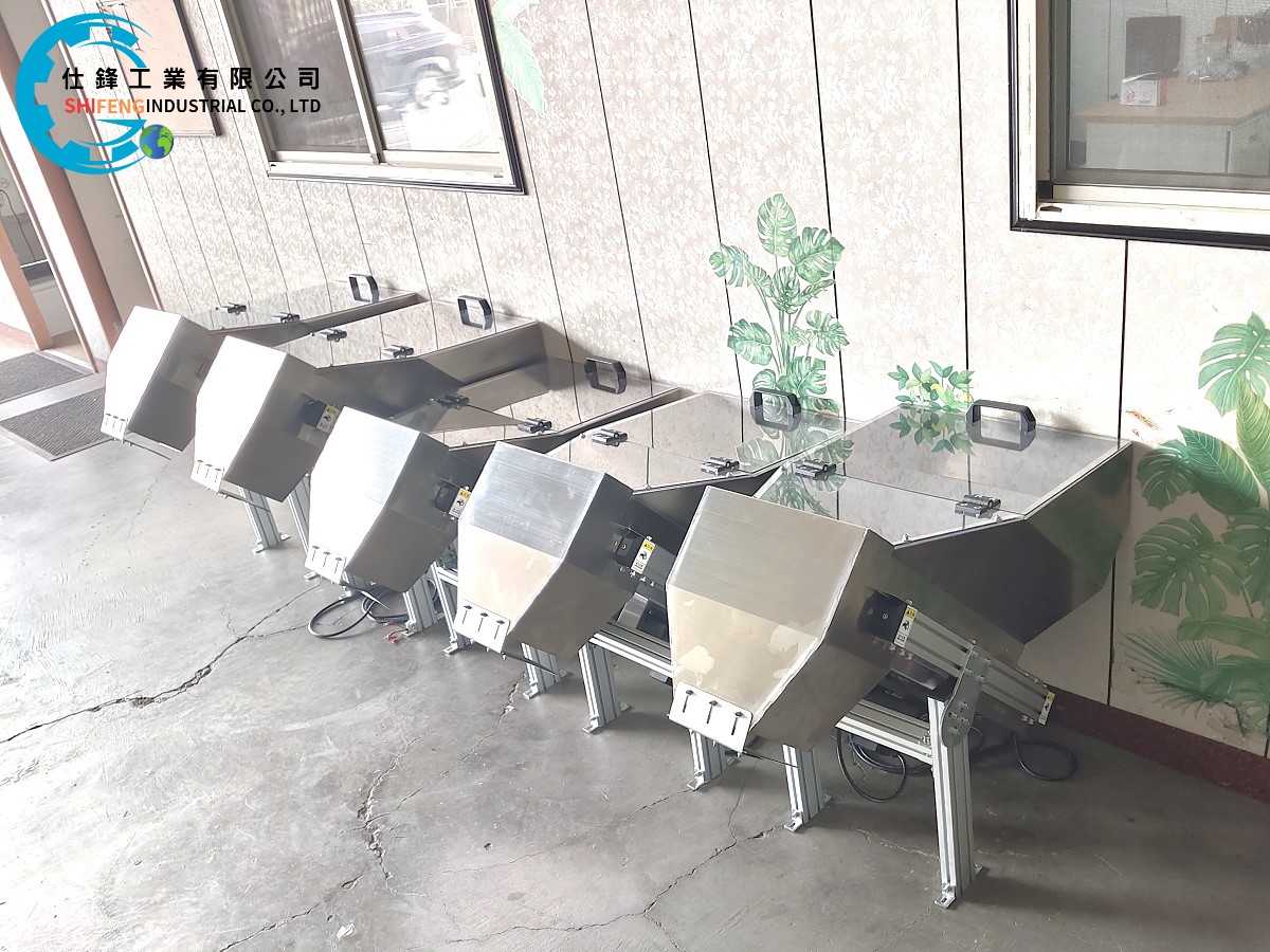 鋁擠型皮帶式料斗爬升輸送機