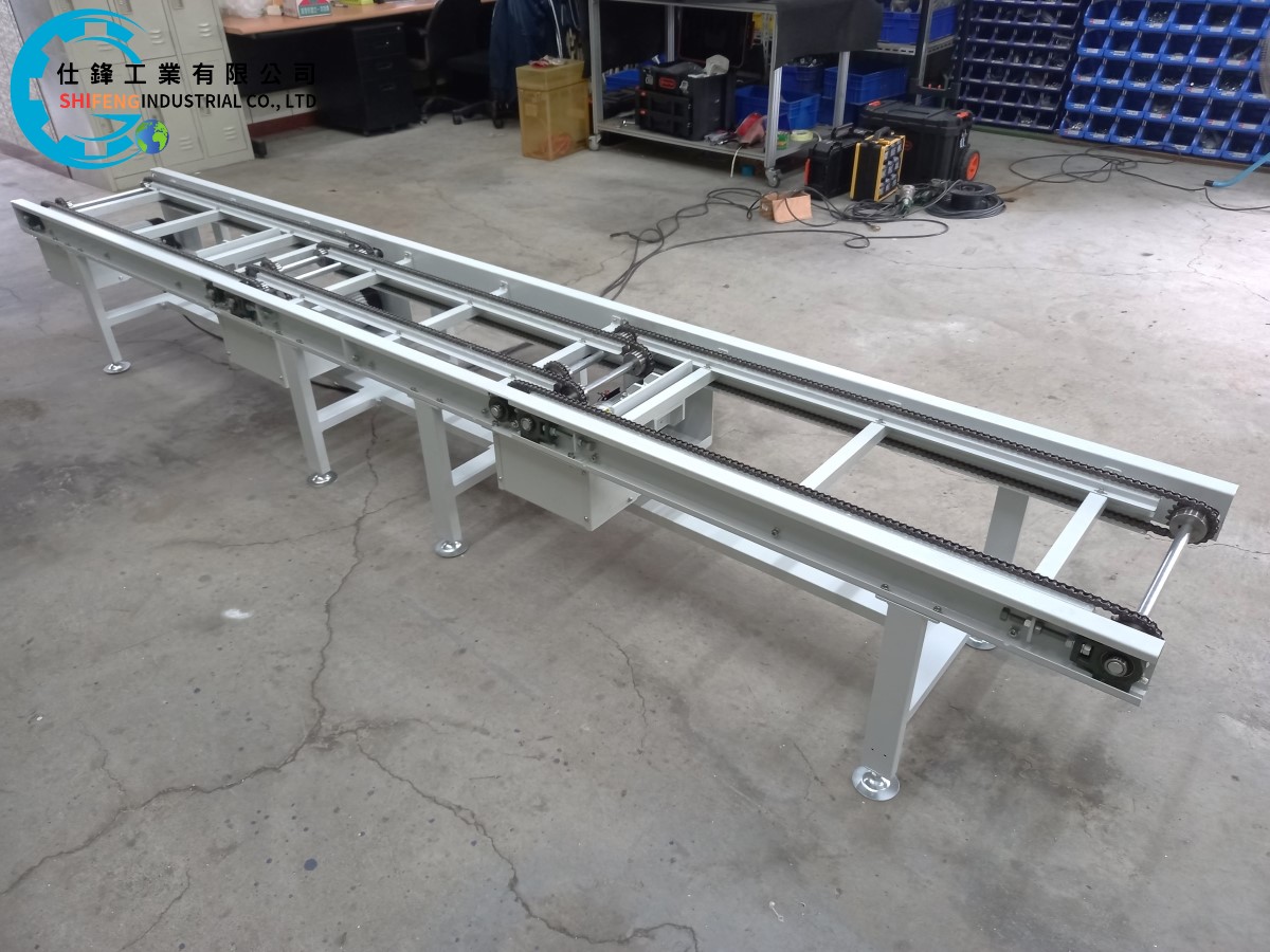 鋼鈑烤漆鏈條式輸送機