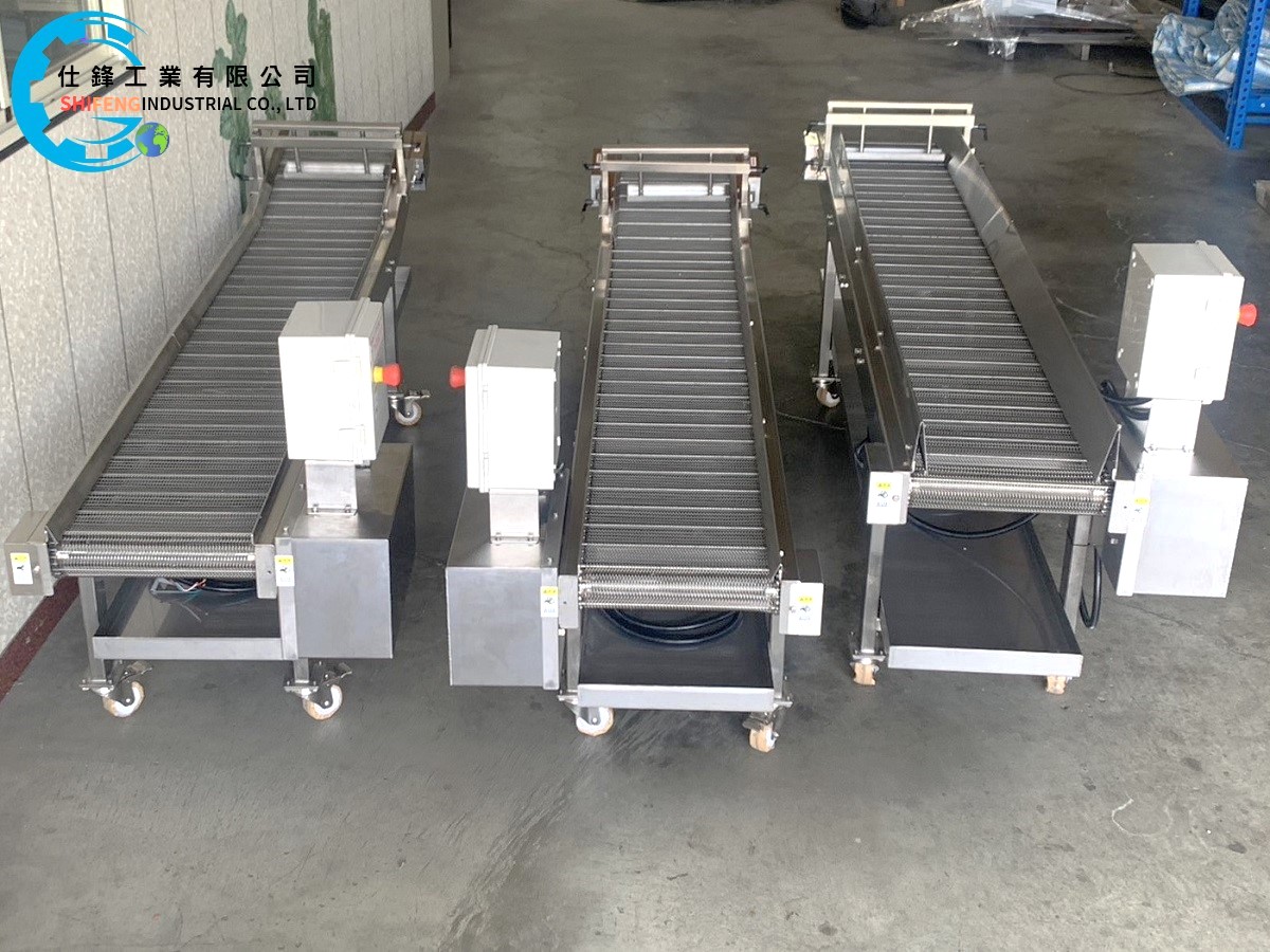 不鏽鋼鏈條網帶式輸送機