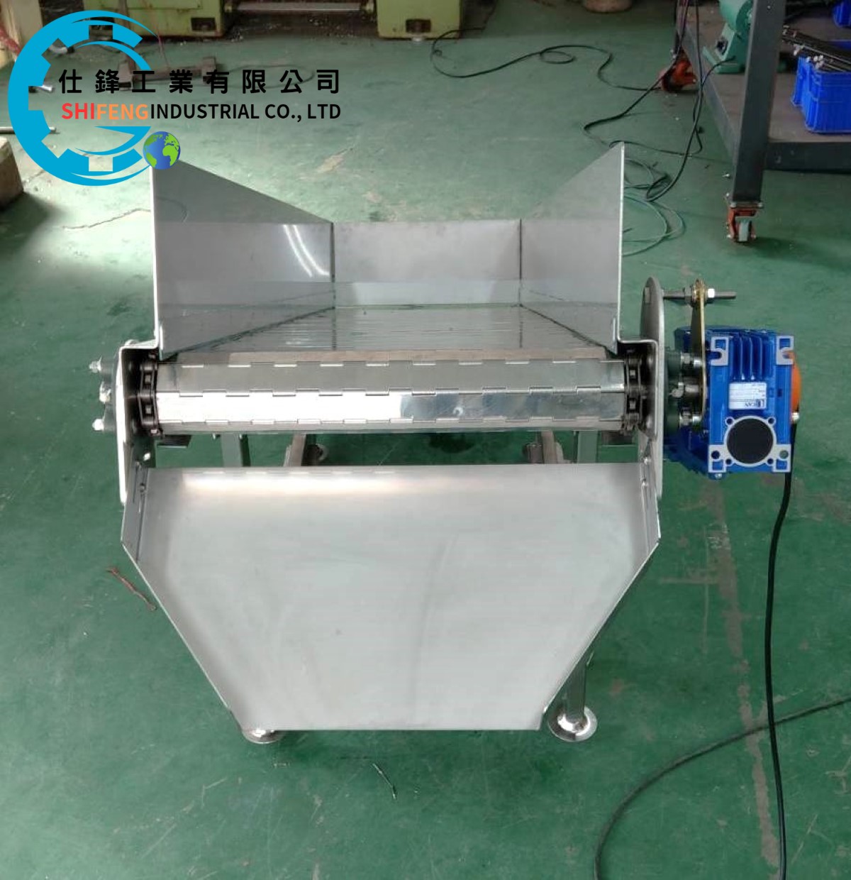 鏈鈑鐵帶爬升輸送機