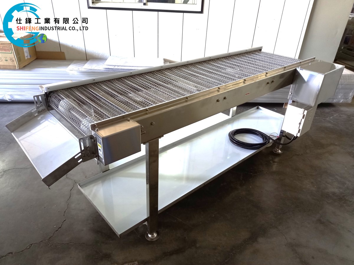 不鏽鋼鏈條網帶式輸送機