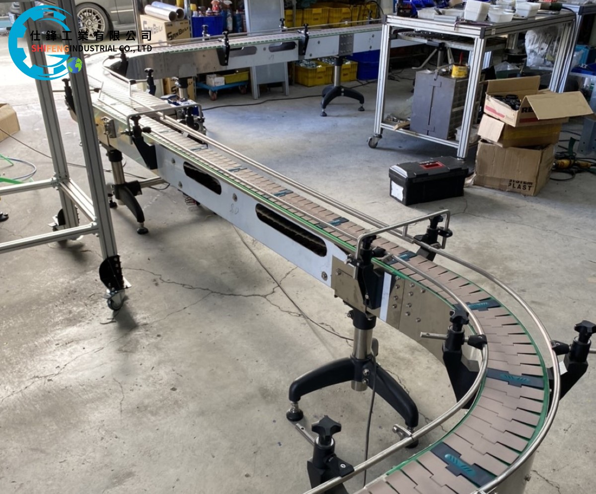 S型不銹鋼頂板帶輸送機