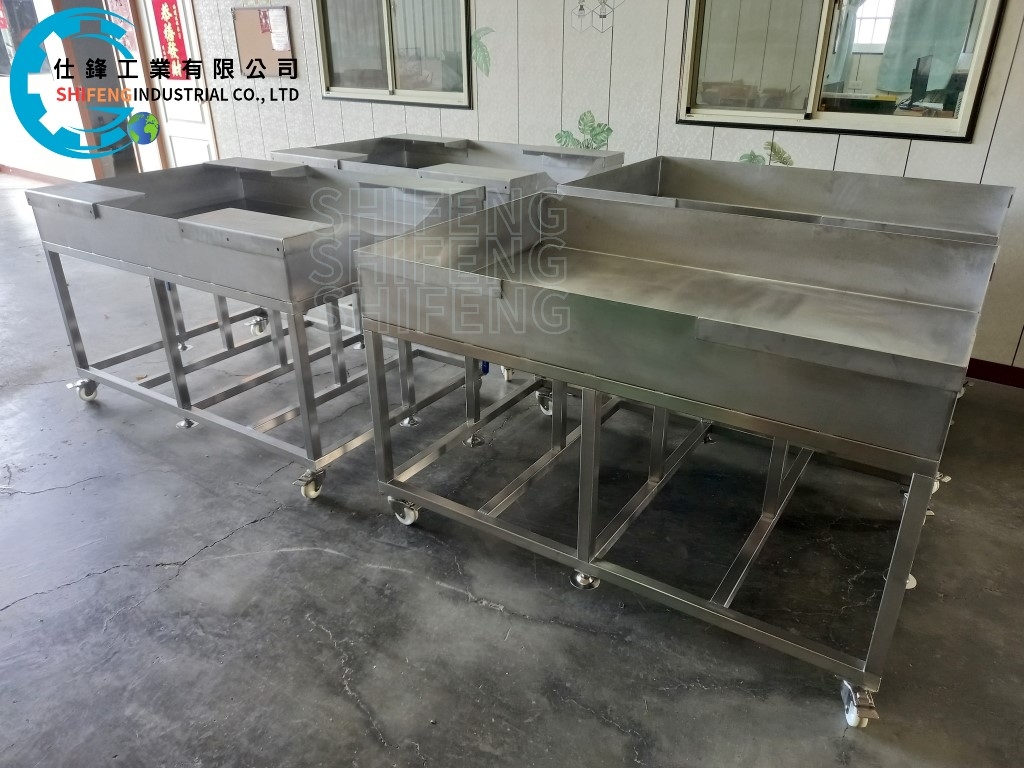 不鏽鋼料槽台車