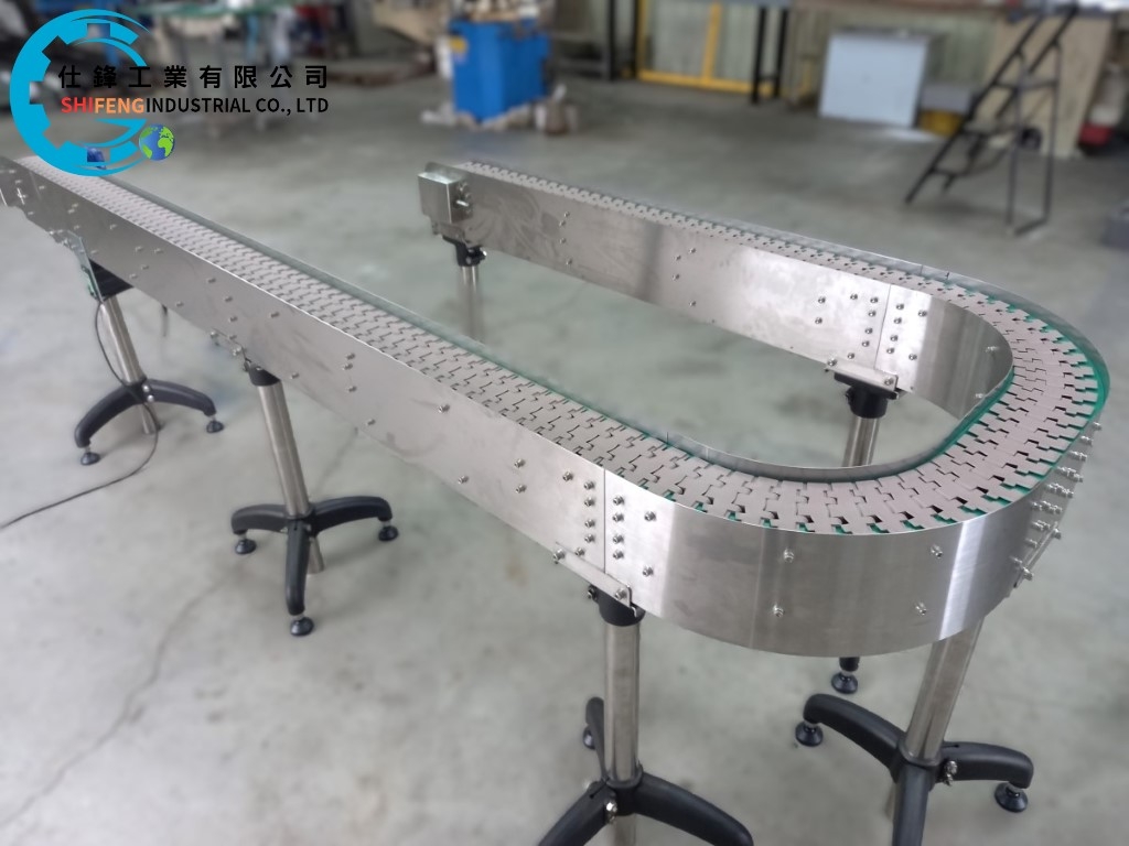 不鏽鋼U型頂板帶輸送機&案例二