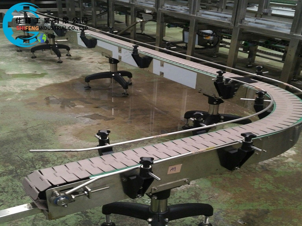 L型不鏽鋼頂板帶輸送機