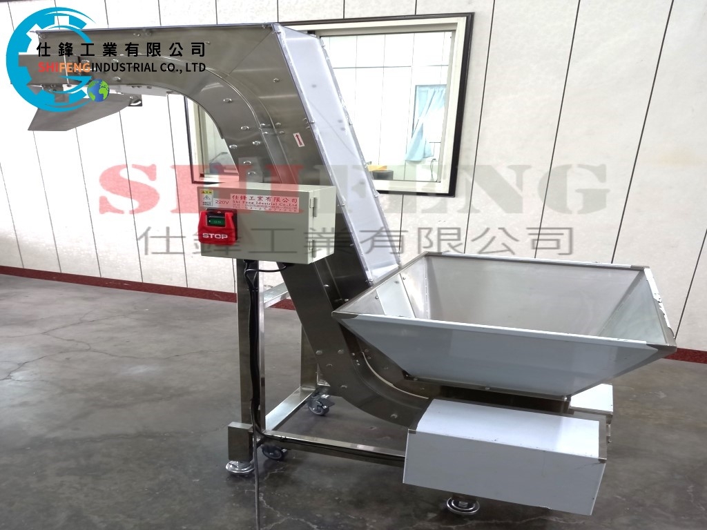 不鏽鋼塑板帶Z型輸送機&客戶案例三