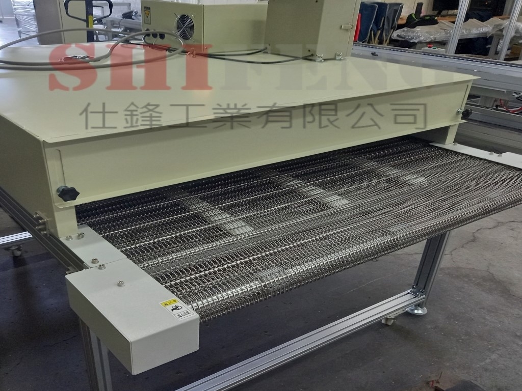 鋁擠型不鏽鋼網帶烤箱式輸送機&客戶案例三