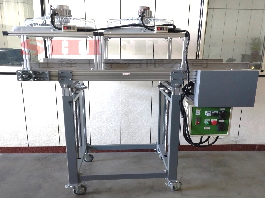 鋁擠型不鏽鋼鏈條網帶式輸送機&客戶案例二