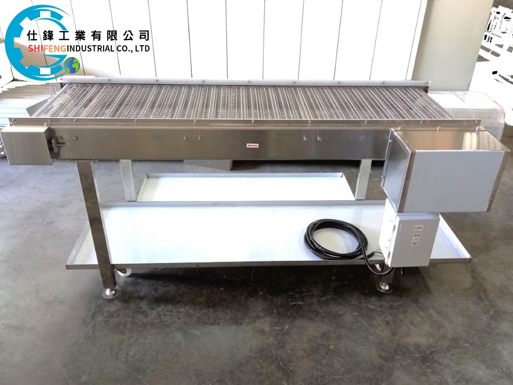 不鏽鋼鏈條網帶式輸送機&客戶案例三