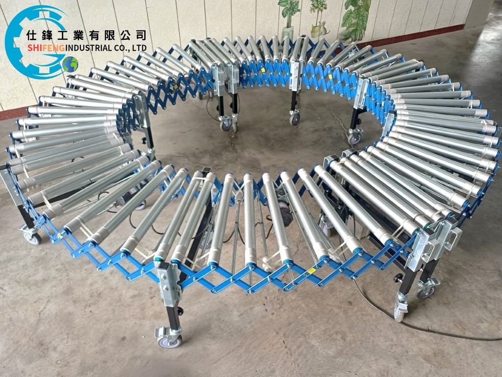 重型動力滾筒伸縮輸送機&案例三