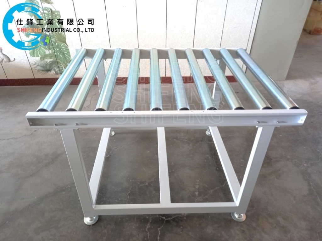 鋼鈑烤漆無動力滾筒輸送機&客戶案例九