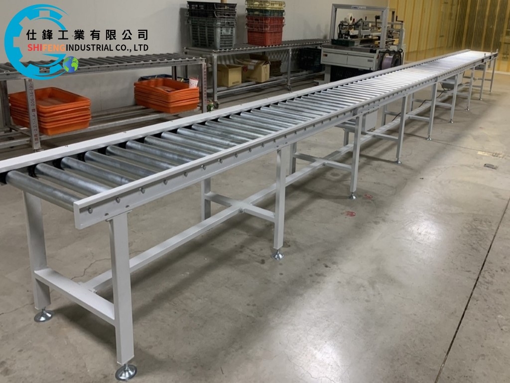 鋼鈑烤漆動力滾筒輸送機&客戶案例九