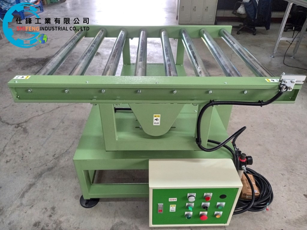 動力滾筒90度旋轉輸送機&客戶案例二