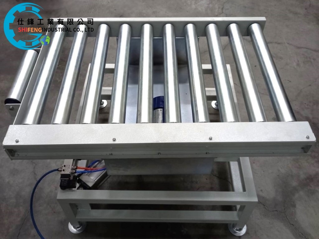 動力滾筒90度旋轉輸送機&客戶案例一