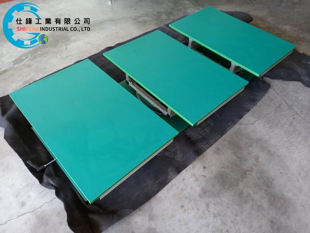 鋁架木板旋轉治具