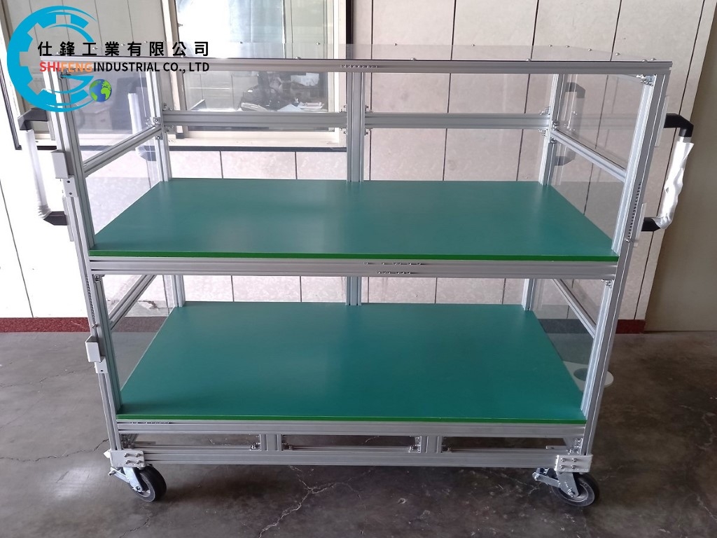 雙層鋁架台車&客戶案例一