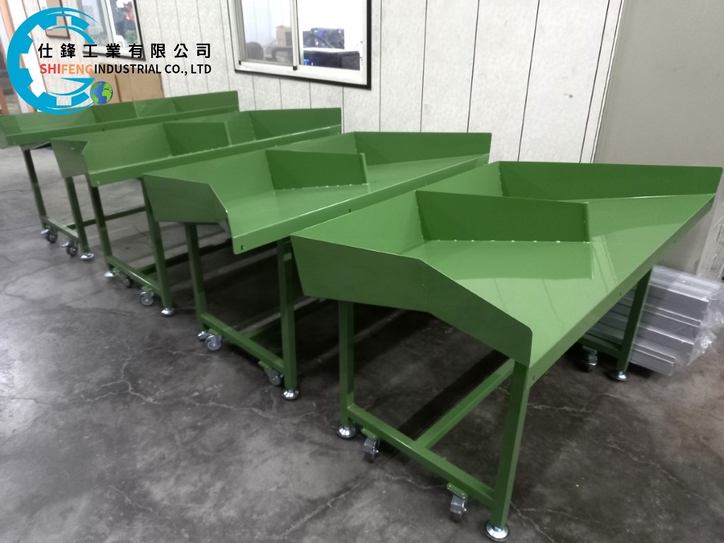 鋼鈑烤漆置物料斗&客戶案例一