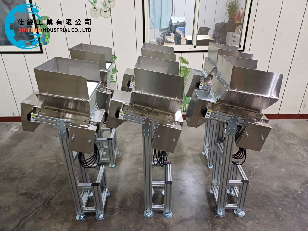 鋁擠型皮帶式料斗爬升輸送機&客戶案例十