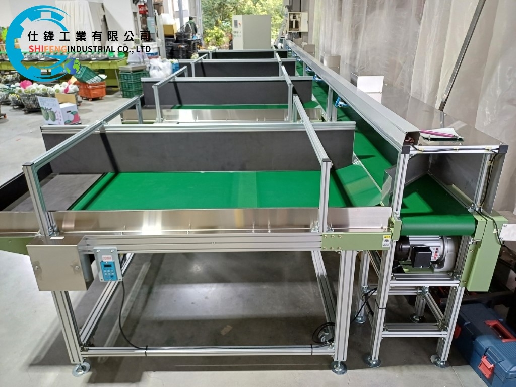 鳳梨釋迦重量檢測分級輸送機&客戶案例六