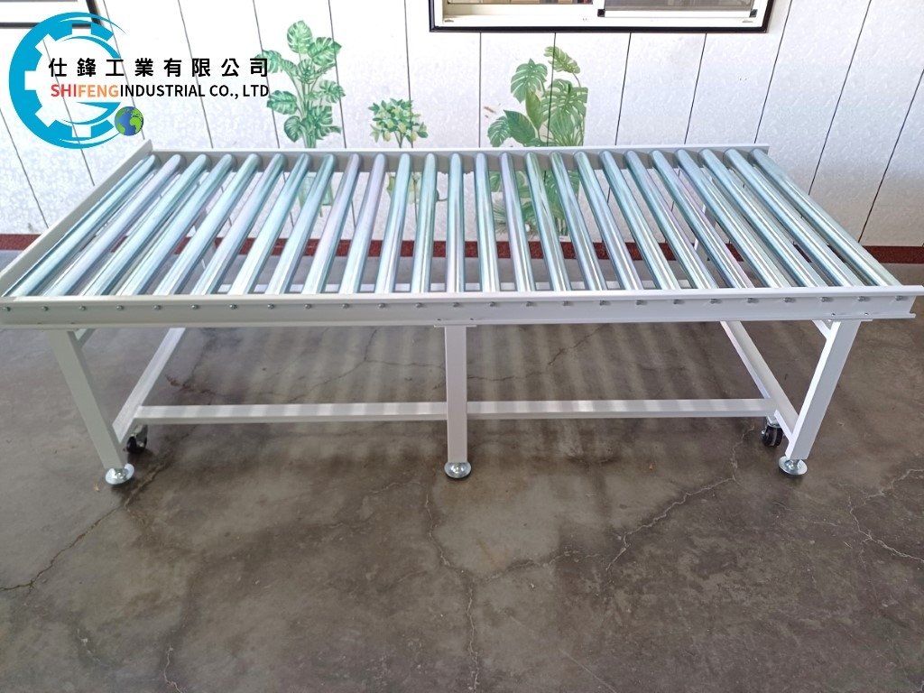 鋼鈑烤漆無動力滾筒輸送機&客戶案例十四