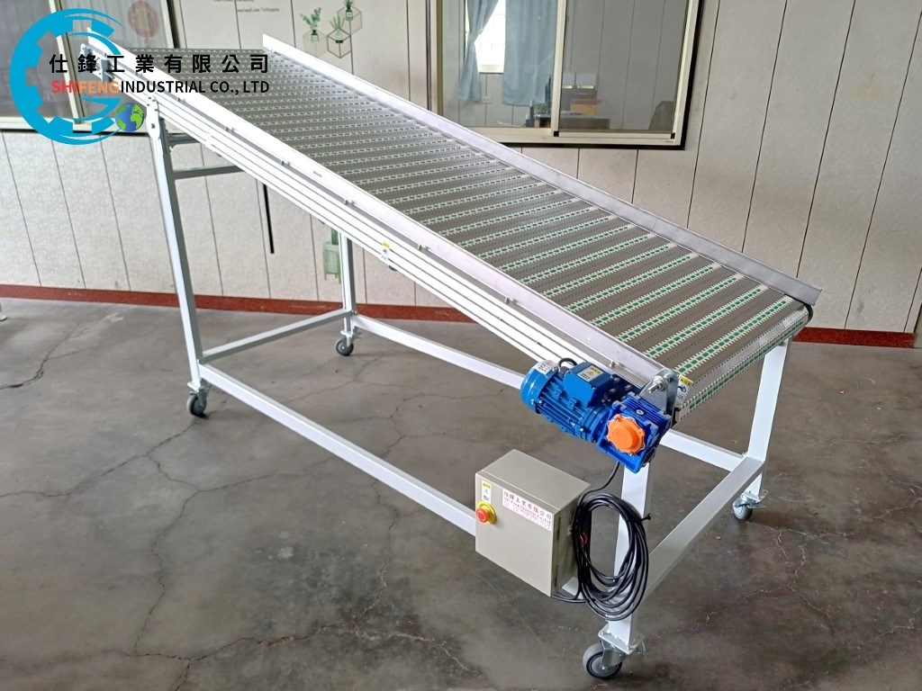 鋁擠型止滑塑板帶輸送機&客戶案例四