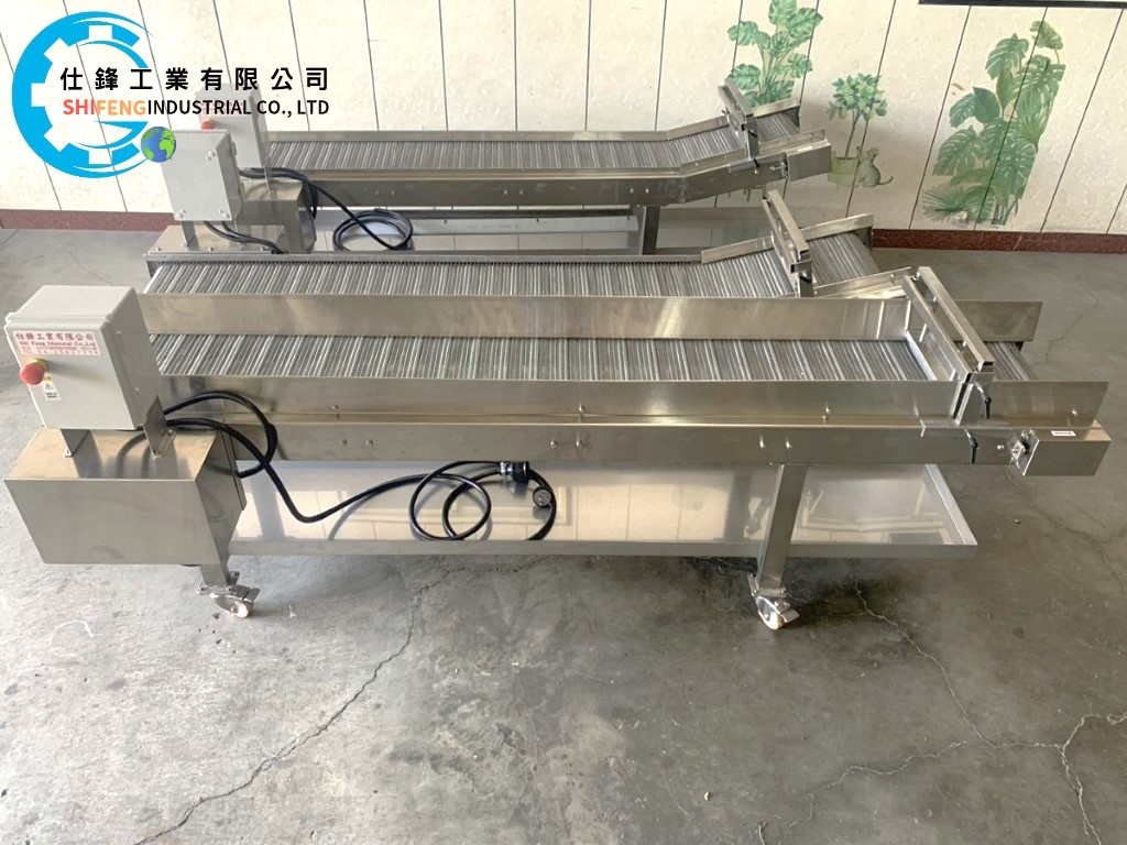 不鏽鋼鏈條網帶式輸送機&客戶案例六