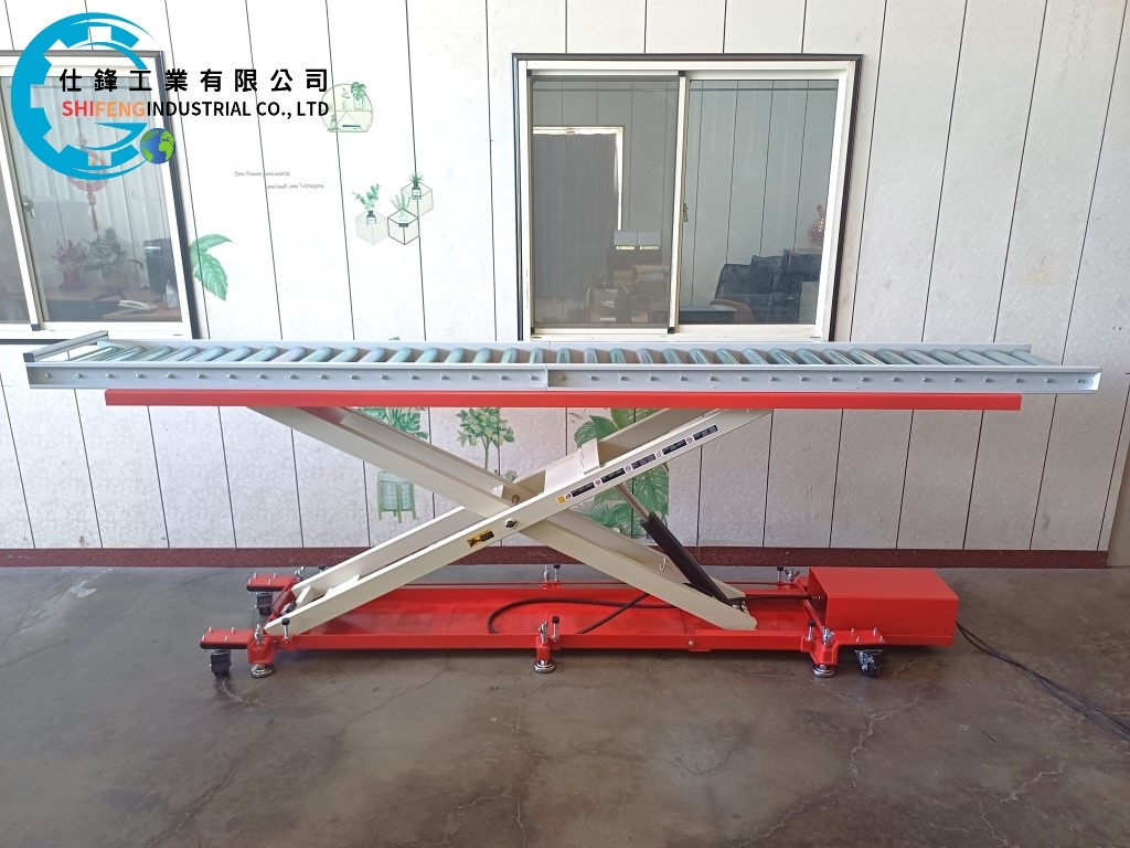 滾筒台升降輸送機